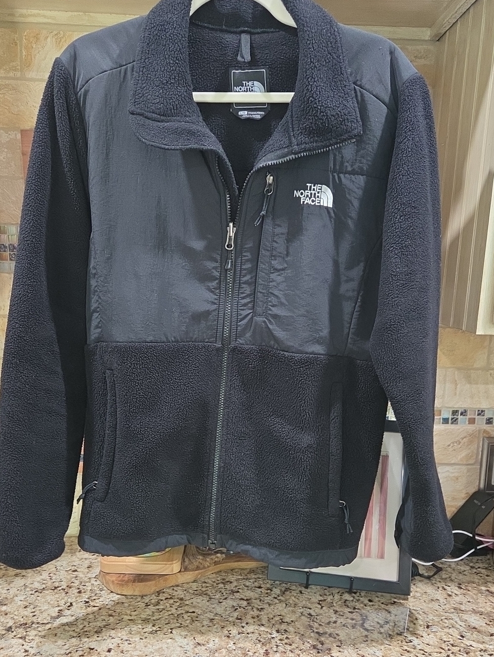 The North Face Women’s Black Fleece Jacket with Nylon Panels